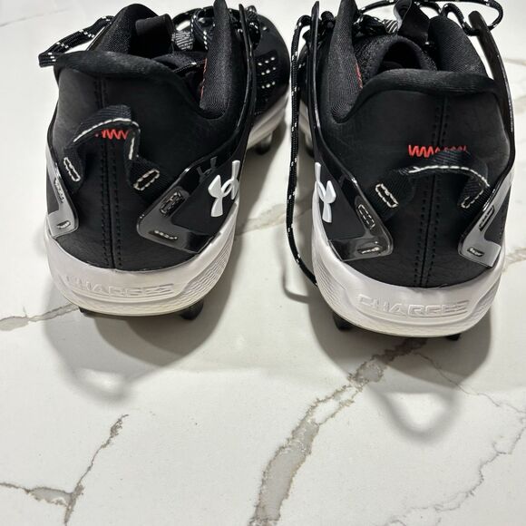 Under Armour Men’s Yard Low MT TPU Baseball Cleats Black Lace Up Size 13 - Picture 12 of 15